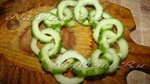 Цепочка из огурца