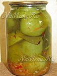 Зеленые помидоры по-корейски