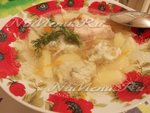 Куриный суп с укропными клецками