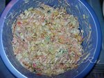 Салат из крабовых палочек с омлетом