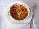Запеченные яйца с помидорками черри