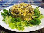 Пюре из батата с грибным соусом