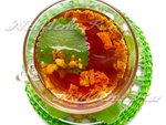 Черный чай с мандариновыми корками