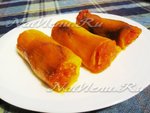 Рулетики из печеного перца с томатами