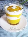 Слоеный десерт с манго и рикоттой