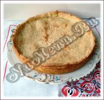 Пирог с луком и сыром