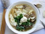 Зеленый борщ с щавелем и яйцом без мяса