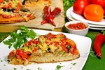 Пицца с овощами