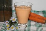 Морковный сок со сливками и яблоком