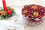 Свекольный салат с сухофруктами и гранатом