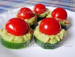 Закуска из цукини с гуакамоле