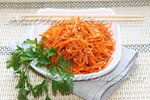 Домашняя морковь по-корейски