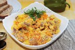 Кукурузная каша со свининой в мультиварке