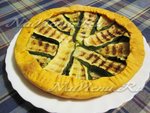 Открытый пирог с цукини-гриль