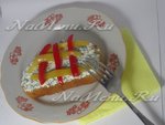 Холодный бутерброд с болгарским перцем, творогом и зеленью