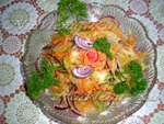 Салат из маргеланской редьки