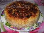 Рисовая запеканка с фаршем в мультиварке