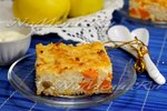 Творожная запеканка с рисом, яблоками и тыквой