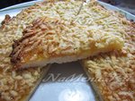 Тертый песочный пирог с медовой начинкой