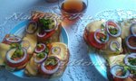 Горячие бутерброды «Шахматные»