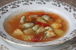 Яркий вегетарианский суп: клёцки с петрушкой