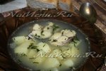Уха тройная с водкой
