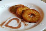 Яблоки с корицей, медом и апельсином