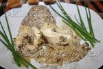 Щука, запеченная в фольге под чесночно-горчичным соусом