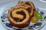 Быстрый бисквитный рулет с повидлом