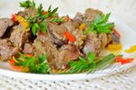 Куриная печень в мультиварке-скороварке