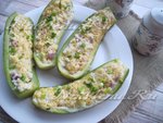 Фаршированные кабачки в мультиварке
