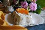 Торт без выпечки с фруктами и желатином «Уральские самоцветы»