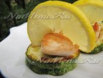 Закуска из кабачков с курицей