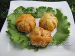 Закусочные мясные шарики в тесте