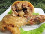 Куриные окорочка фаршированные грибами