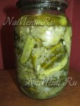 Маринованные огурцы с чесноком на зиму