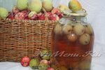 Компот с яблоками и грушами на зиму