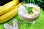 Домашний йогурт с бананом в мультиварке