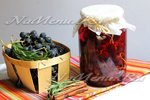 Компот из винограда с веточками на зиму