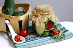 Маринованные кабачки на зиму с черри