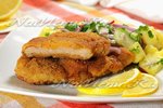 Венский шницель с картофельным салатом