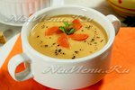 Суп-пюре из цветной капусты с овощами и сливками