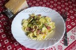 Орекьетте с ветчиной и сыром