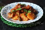 Жаркое с брюссельской капустой в мультиварке