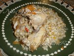 Плов из курицы с перловкой