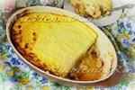 Запеканка из творога с бананами