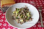 Пиццокери с картофелем, шпинатом и савойской капустой