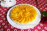 Чизкейк с персиками