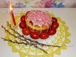 Пасхальный кулич с ванильной глазурью