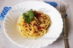 Спагетти с тунцом и лимоном